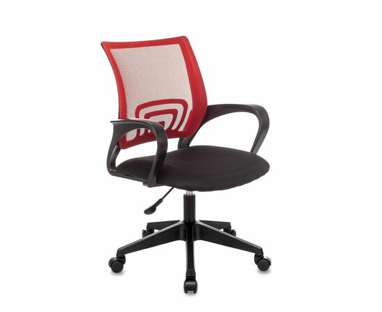Кресло офисное TopChairs ST-Basic сетка/ткань красный | Интернет магазин мебели и декора LifeDekor