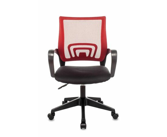 Кресло офисное TopChairs ST-Basic сетка/ткань красный, изображение 4 | Интернет магазин мебели и декора LifeDekor