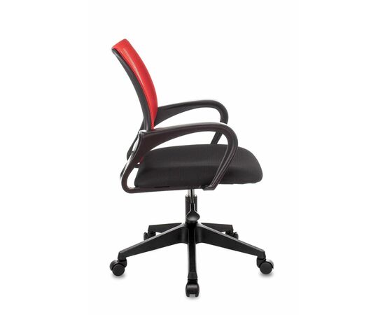 Кресло офисное TopChairs ST-Basic сетка/ткань красный, изображение 5 | Интернет магазин мебели и декора LifeDekor