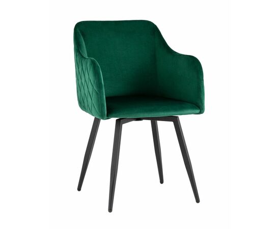 Стул Ника вращающийся велюр изумрудный | Интернет магазин мебели и декора LifeDekor