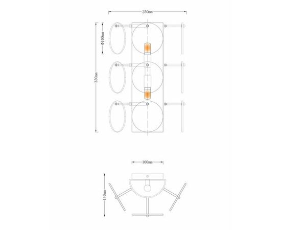 Бра Moderli V7081-2W Komo, изображение 10 | Интернет магазин мебели и декора LifeDekor