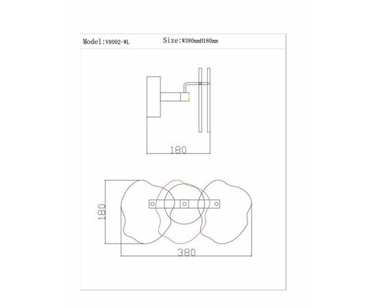 Бра Moderli V8092-WL Square, изображение 8 | Интернет магазин мебели и декора LifeDekor