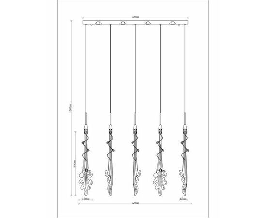 Подвесной светильник Moderli V9021-PL Melburn, изображение 4 | Интернет магазин мебели и декора LifeDekor