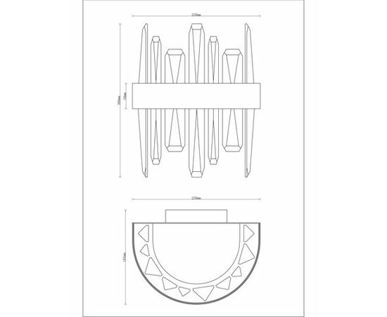 Бра Moderli V9081-WL Emanuel, изображение 8 | Интернет магазин мебели и декора LifeDekor