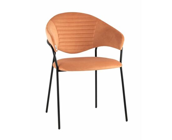 Стул Алексис велюр оранжевый | Интернет магазин мебели и декора LifeDekor