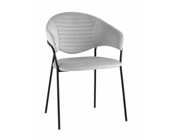 Стул Алексис велюр серый | Интернет магазин мебели и декора LifeDekor