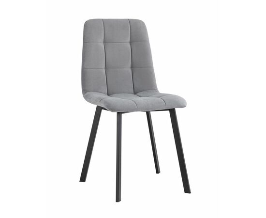 Стул Oliver Square велюр серый | Интернет магазин мебели и декора LifeDekor