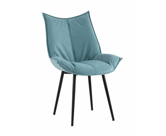 Стул Осло велюр пыльно-голубой | Интернет магазин мебели и декора LifeDekor