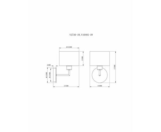 Бра Moderli V10495-1W Room, изображение 12 | Интернет магазин мебели и декора LifeDekor