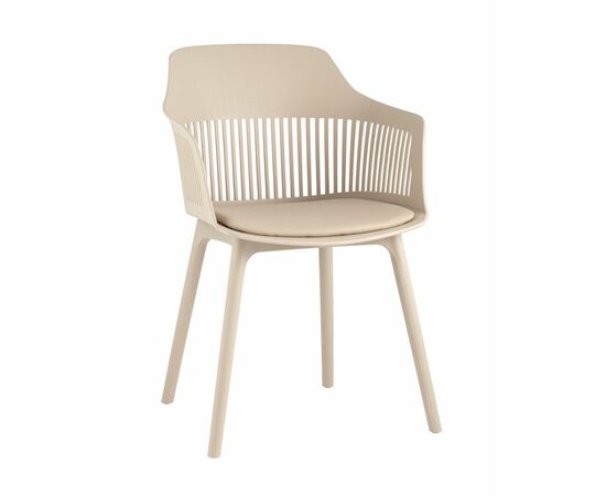 Стул Crocus с подушкой бежевый | Интернет магазин мебели и декора LifeDekor