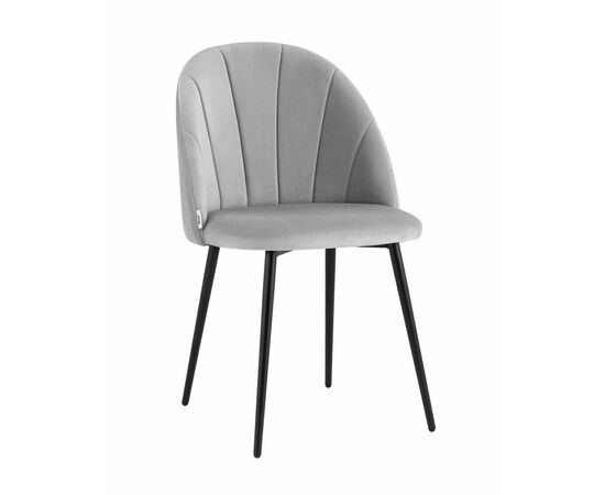 Стул Логан велюр светло-серый | Интернет магазин мебели и декора LifeDekor