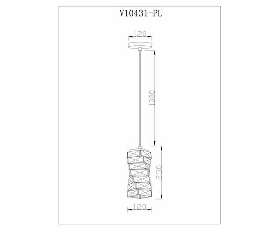 Светильник подвесной светодиодный Moderli V10431-PL Lazio, изображение 6 | Интернет магазин мебели и декора LifeDekor