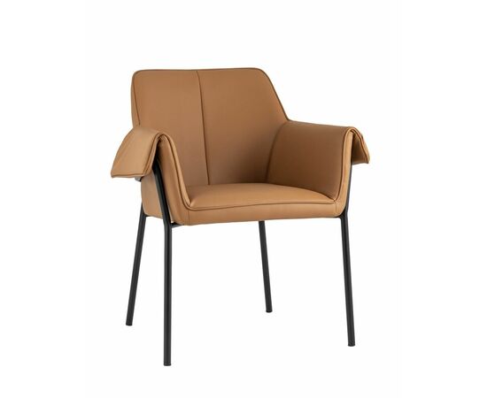 Кресло Бесс экокожа коричневый | Интернет магазин мебели и декора LifeDekor