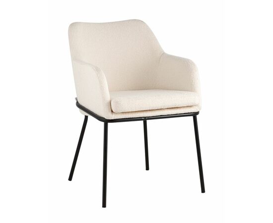 Стул Кози ткань букле молочный | Интернет магазин мебели и декора LifeDekor