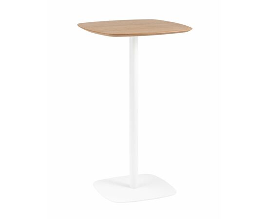 Стол барный Form 60*60 светлое дерево/белый | Интернет магазин мебели и декора LifeDekor