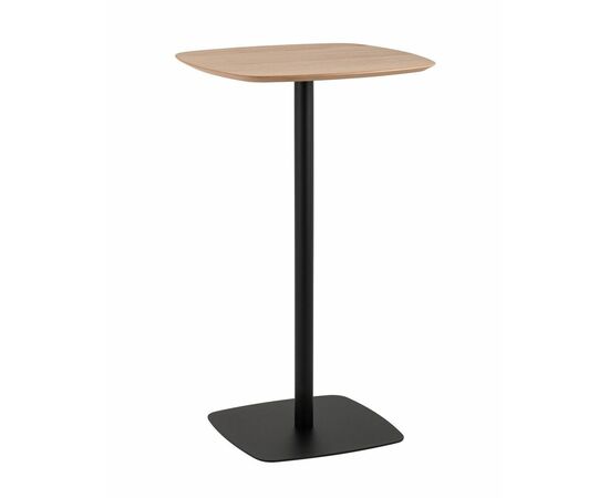 Стол барный Form 60*60 светлое дерево/черный | Интернет магазин мебели и декора LifeDekor