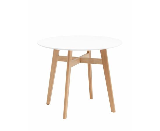 Стол обеденный Target Circle 90*90 белый | Интернет магазин мебели и декора LifeDekor