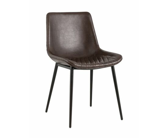 Стул Деймон экокожа коричневый | Интернет магазин мебели и декора LifeDekor