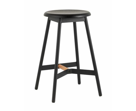 Стул полубарный Knobb черный | Интернет магазин мебели и декора LifeDekor