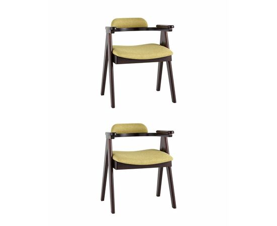 Стул обеденный OLAV оливковый 2 шт. | Интернет магазин мебели и декора LifeDekor