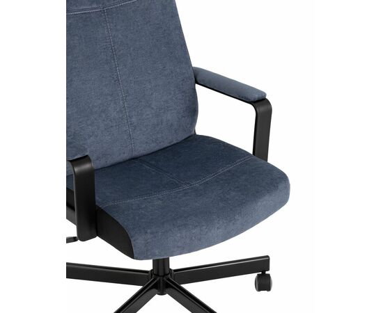 Кресло руководителя TopChairs ST-DOMINGO темно-синий, изображение 7 | Интернет магазин мебели и декора LifeDekor