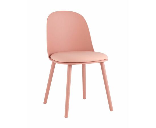 Стул Fog с подушкой пластик пыльно-розовый | Интернет магазин мебели и декора LifeDekor