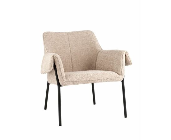 Кресло лаунж Бесс альпака бежевый | Интернет магазин мебели и декора LifeDekor