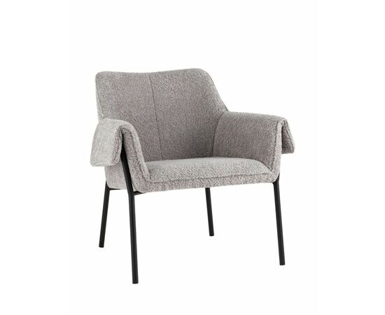 Кресло лаунж Бесс альпака серый | Интернет магазин мебели и декора LifeDekor