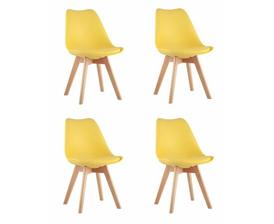 Стул FRANKFURT NEW желтый 4 шт | Интернет магазин мебели и декора LifeDekor