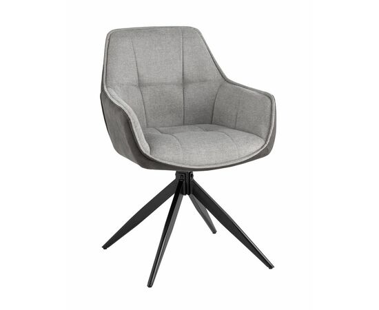 Стул обеденный Alba серый спинка экокожа | Интернет магазин мебели и декора LifeDekor