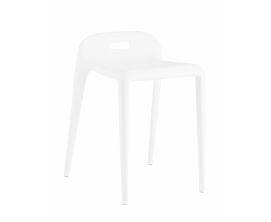 Табурет Sletten пластик белый | Интернет магазин мебели и декора LifeDekor