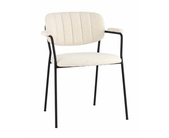 Стул Кэрол букле белый | Интернет магазин мебели и декора LifeDekor