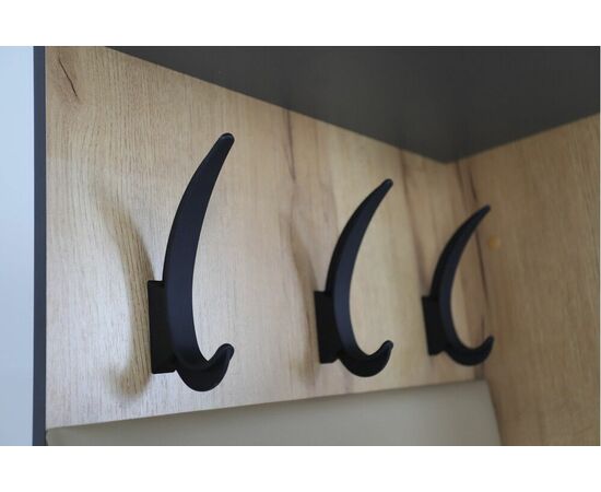 Прихожая Ольга Лофт 4, Дуб крафт золотой/Темно-серый, изображение 7 | Интернет магазин мебели и декора LifeDekor