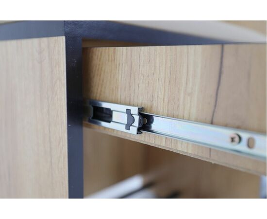 Прихожая Ольга Лофт 4, Дуб крафт золотой/Темно-серый, изображение 4 | Интернет магазин мебели и декора LifeDekor