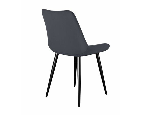 Стул DikLine 226 поворотный B28 ANTRACITE, ножки черные, изображение 2 | Интернет магазин мебели и декора LifeDekor