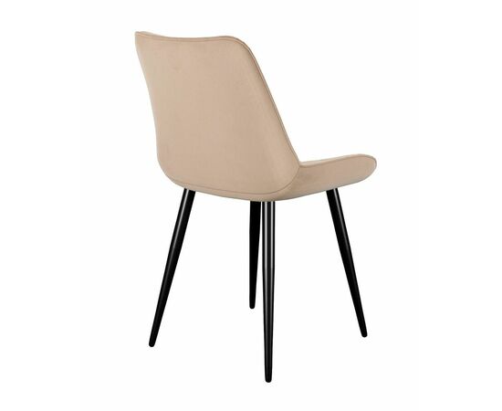 Стул DikLine 226 поворотный B03 BEIGE, ножки черные, изображение 2 | Интернет магазин мебели и декора LifeDekor