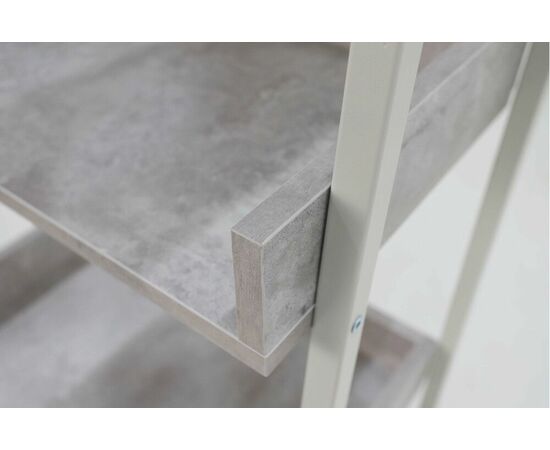 Этажерка ГРАНЖ-3, Цемент Светлый / Черный, изображение 6 | Интернет магазин мебели и декора LifeDekor