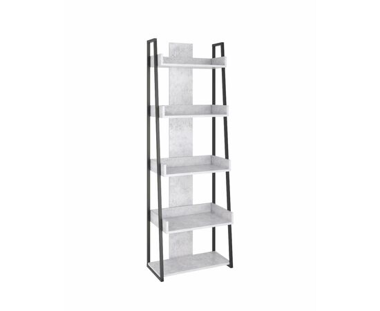 Этажерка ГРАНЖ-3, Цемент Светлый / Черный | Интернет магазин мебели и декора LifeDekor