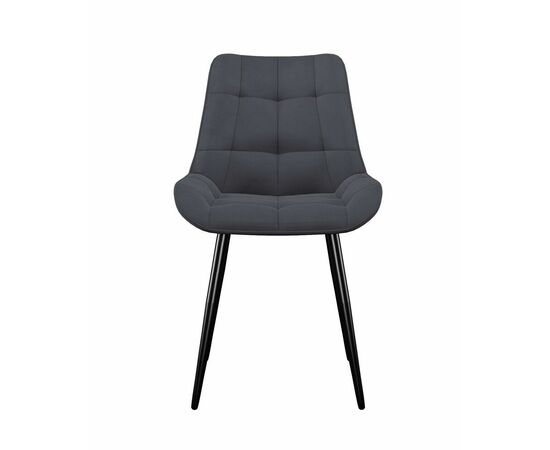 Стул DikLine 226 поворотный B28 ANTRACITE, ножки черные, изображение 3 | Интернет магазин мебели и декора LifeDekor