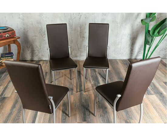 Кухонный стул SHADO Пекин коричневый на каркасе бриллиант, изображение 10 | Интернет магазин мебели и декора LifeDekor