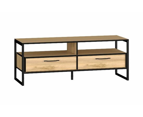 Тумба ТВ ВИРТОН-11, Дуб Крафт Золотой / Черный | Интернет магазин мебели и декора LifeDekor