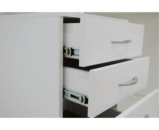 Стол компьютерный МАКСИМ-1, Белый Шёлк, изображение 6 | Интернет магазин мебели и декора LifeDekor