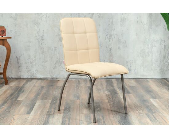 Кухонный стул SHADO София бежевый экокожа, каркас бриллиант | Интернет магазин мебели и декора LifeDekor