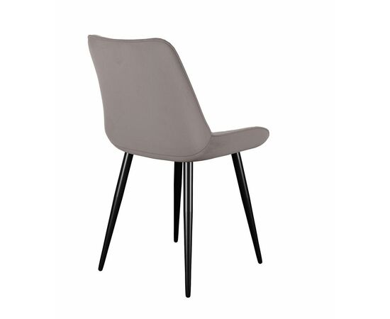 Стул DikLine 226 поворотный B5 LATTE, ножки черные, изображение 3 | Интернет магазин мебели и декора LifeDekor