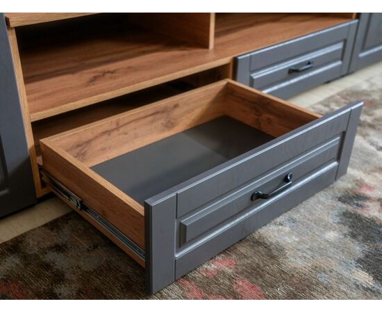 Гостиная «Лацио Сканди» со шкафом, Вотан/Сканди графит, изображение 10 | Интернет магазин мебели и декора LifeDekor