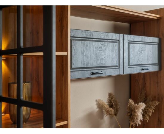 Гостиная «Лацио Сканди» угловая, Вотан/Сканди графит, изображение 9 | Интернет магазин мебели и декора LifeDekor