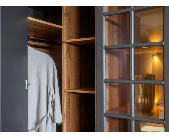 Гостиная «Лацио Сканди» со шкафом, Вотан/Сканди графит, изображение 6 | Интернет магазин мебели и декора LifeDekor