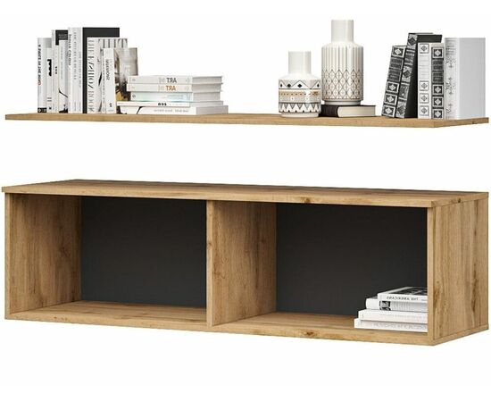 Гостиная «Лацио Сканди» со шкафом, Вотан/Сканди графит, изображение 16 | Интернет магазин мебели и декора LifeDekor