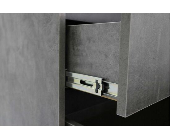 Комод НЕКСТ - К1 Камень темный, Черный, изображение 8 | Интернет магазин мебели и декора LifeDekor