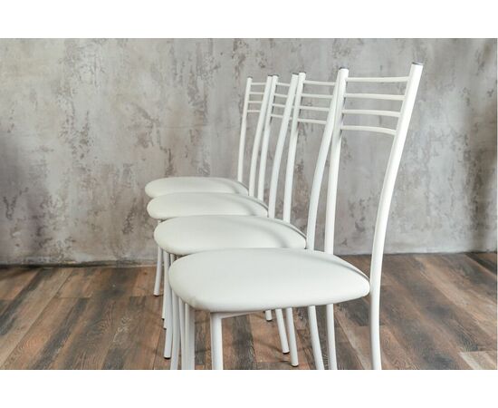 Стул для кухни SHADO Хлоя белый, каркас белый, изображение 8 | Интернет магазин мебели и декора LifeDekor